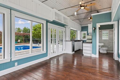 Beautiful Pool House