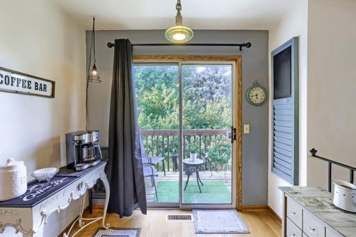 Kitchen Flows To Deck For Indoor Or Outdoor Dining