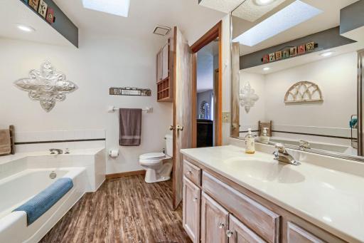 Spacious Full Bath Features Separate Tub And Shower
