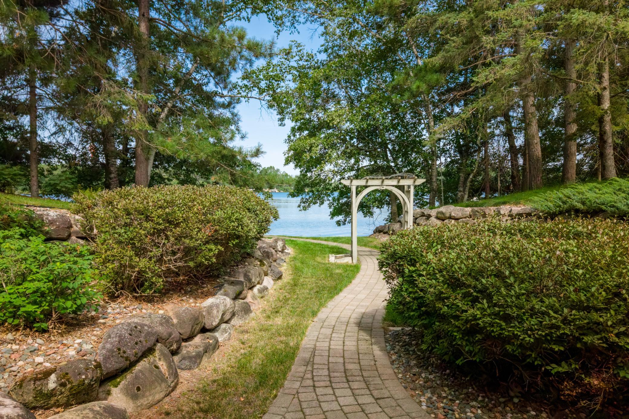 Paver walkways throughout the property!