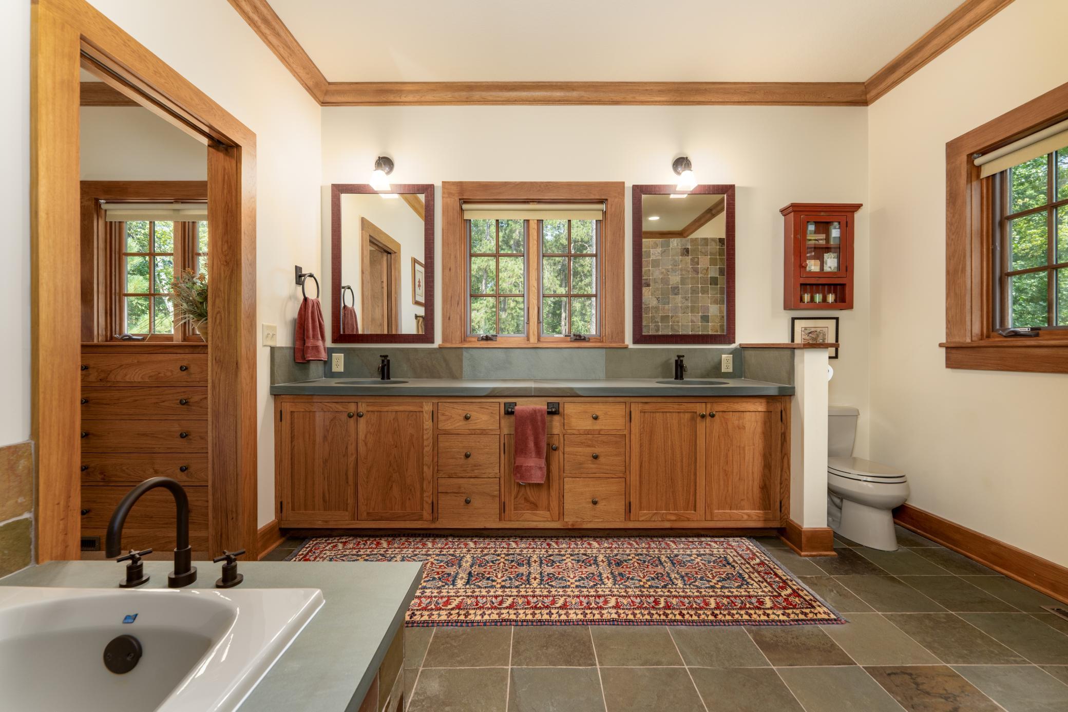 Luxurious primary bathroom!