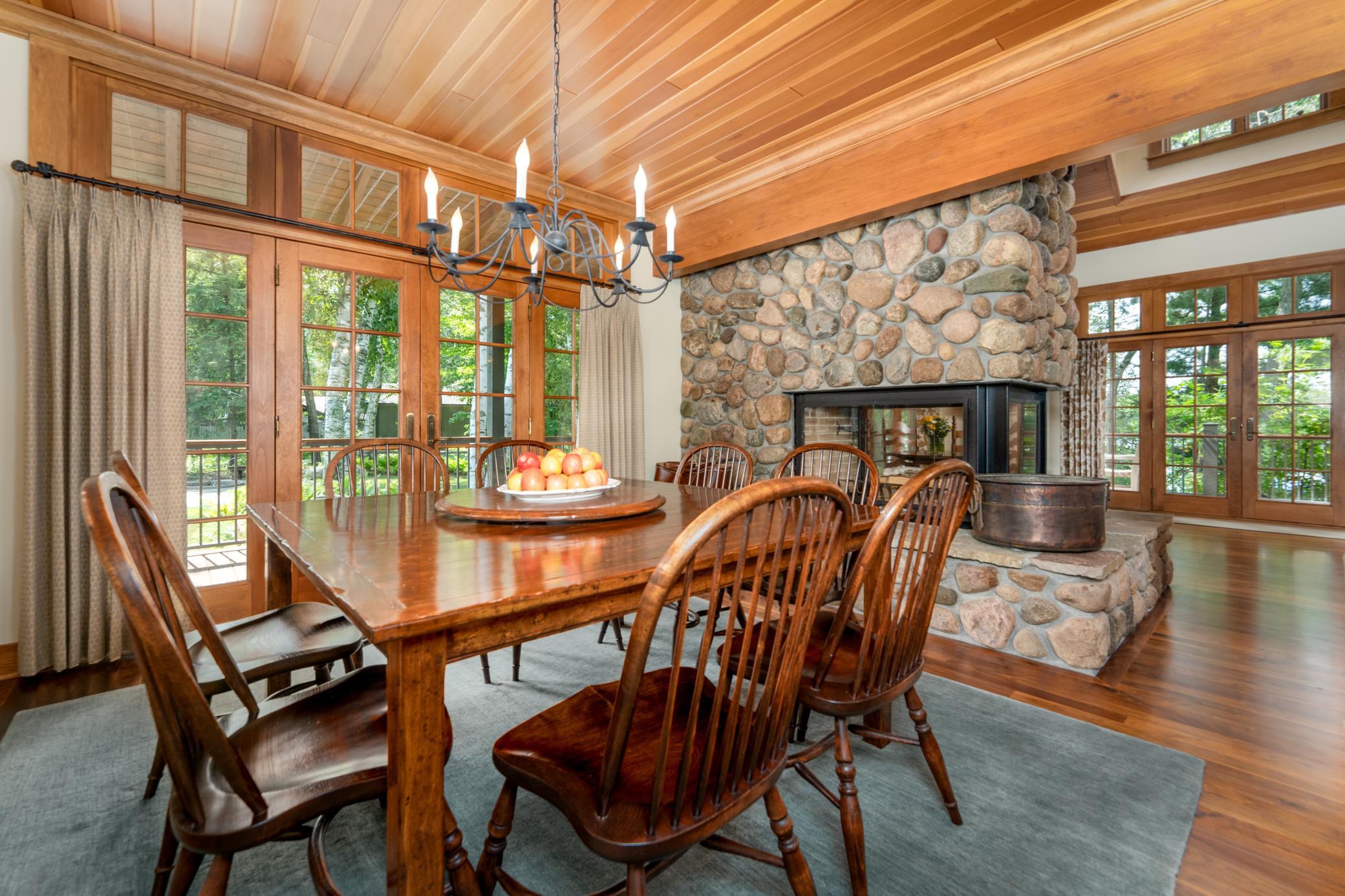 Dining area off the kitchen!