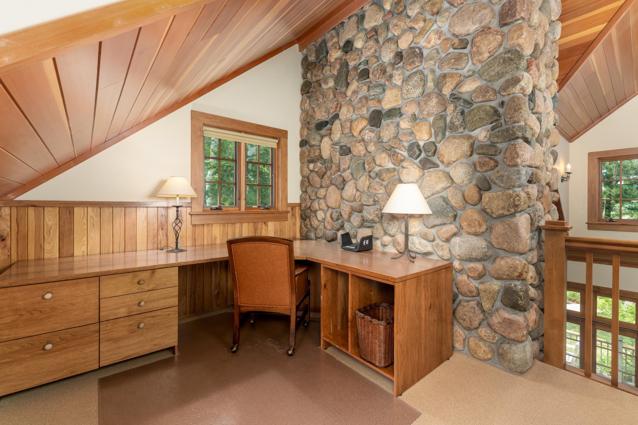 Home office in loft!
