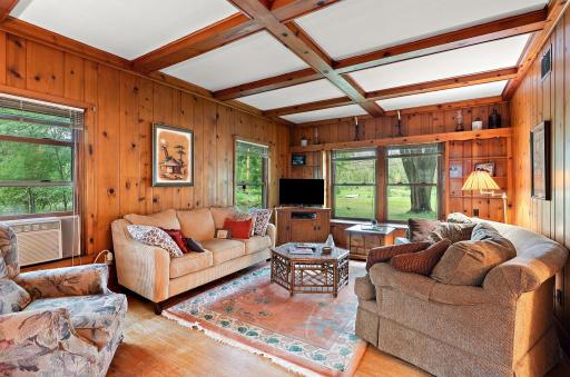 Lovely Main Floor Livingroom over looks flat yard