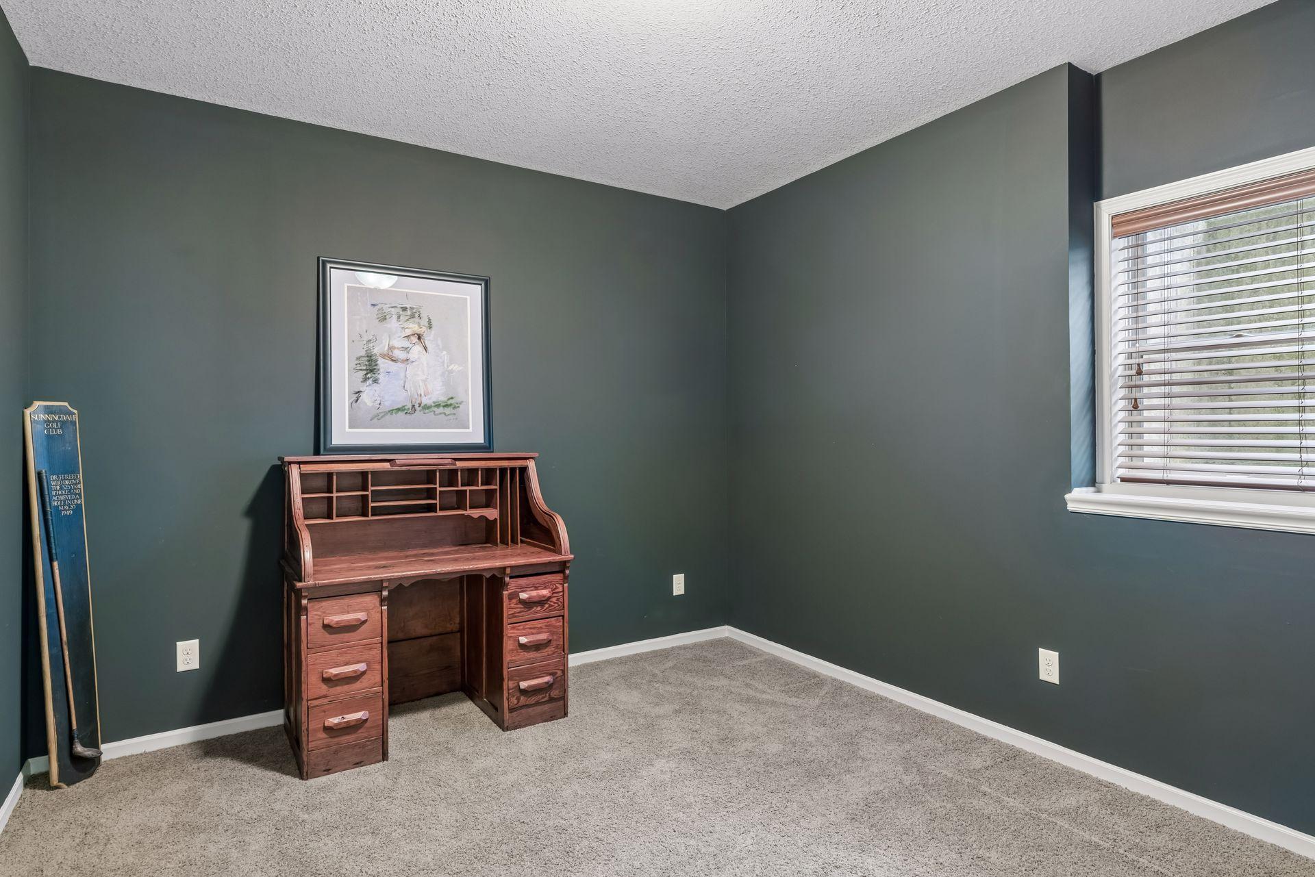 Lower level bonus room. Perfect dedicated office, exercise room, or hobby room.