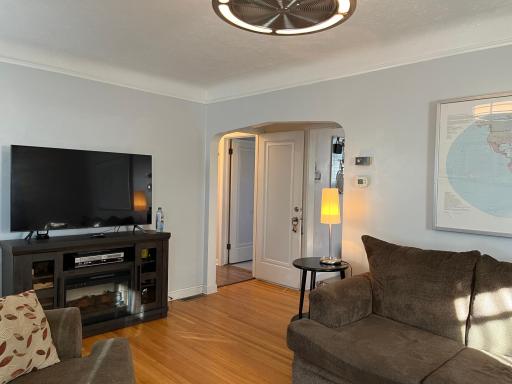 Living room front entry