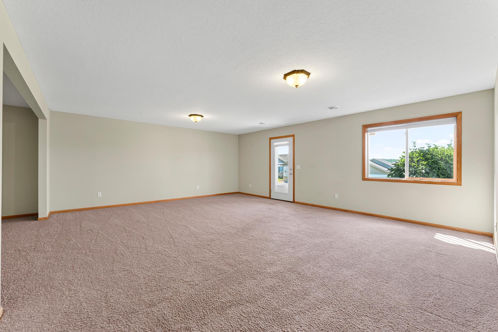 Lower Level Family Room - Walkout