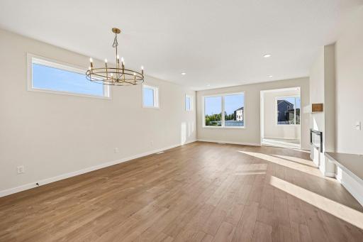 Open concept main level and 4 season porch.