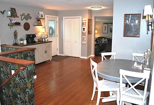 Front door/entry/coffee bar/dining