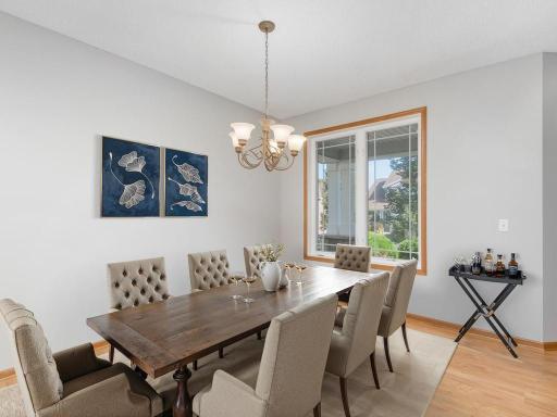 Virtually Staged - Formal dining room - Pembroke Pass, Chanhassen