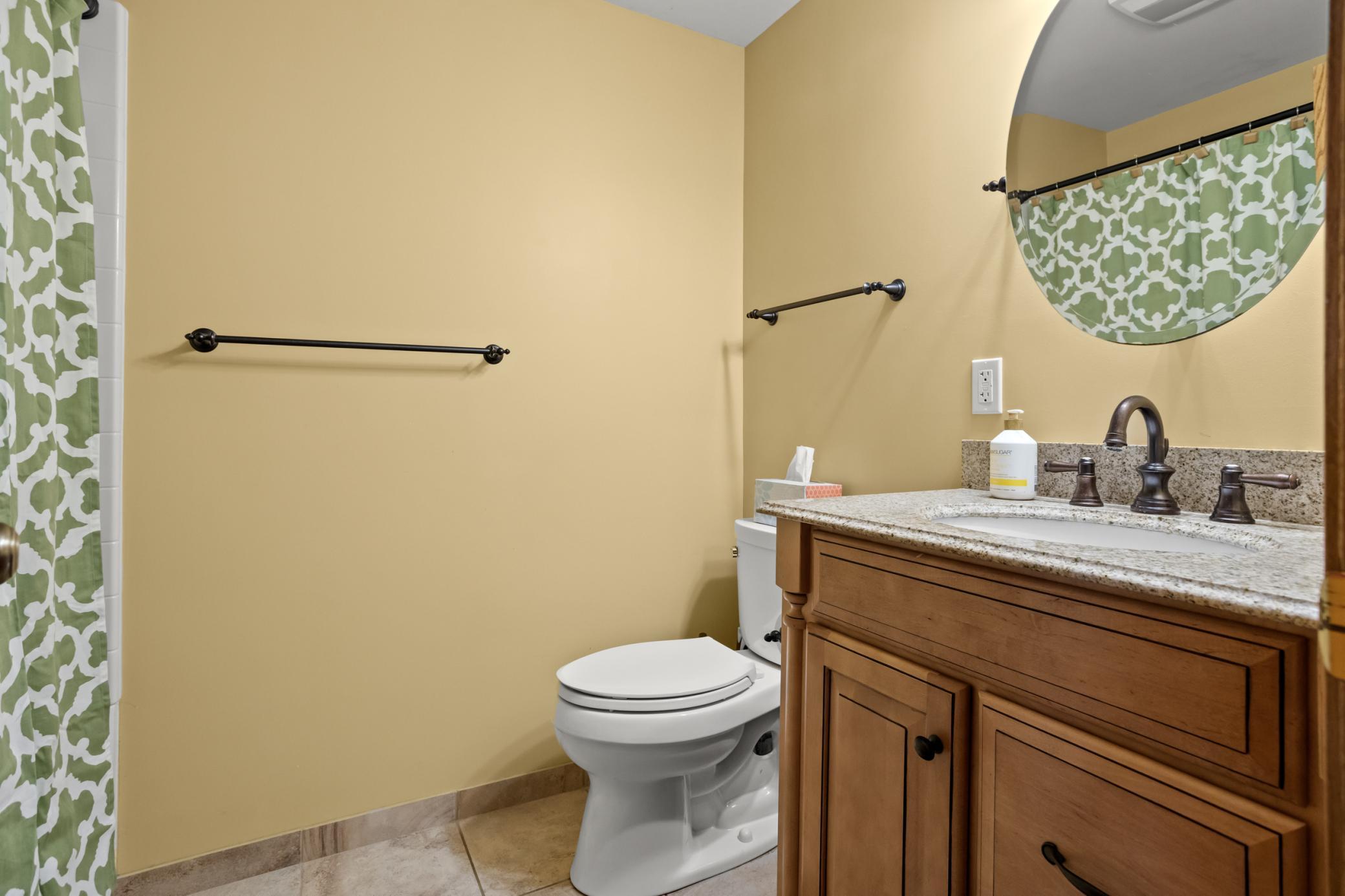 Basement bathroom