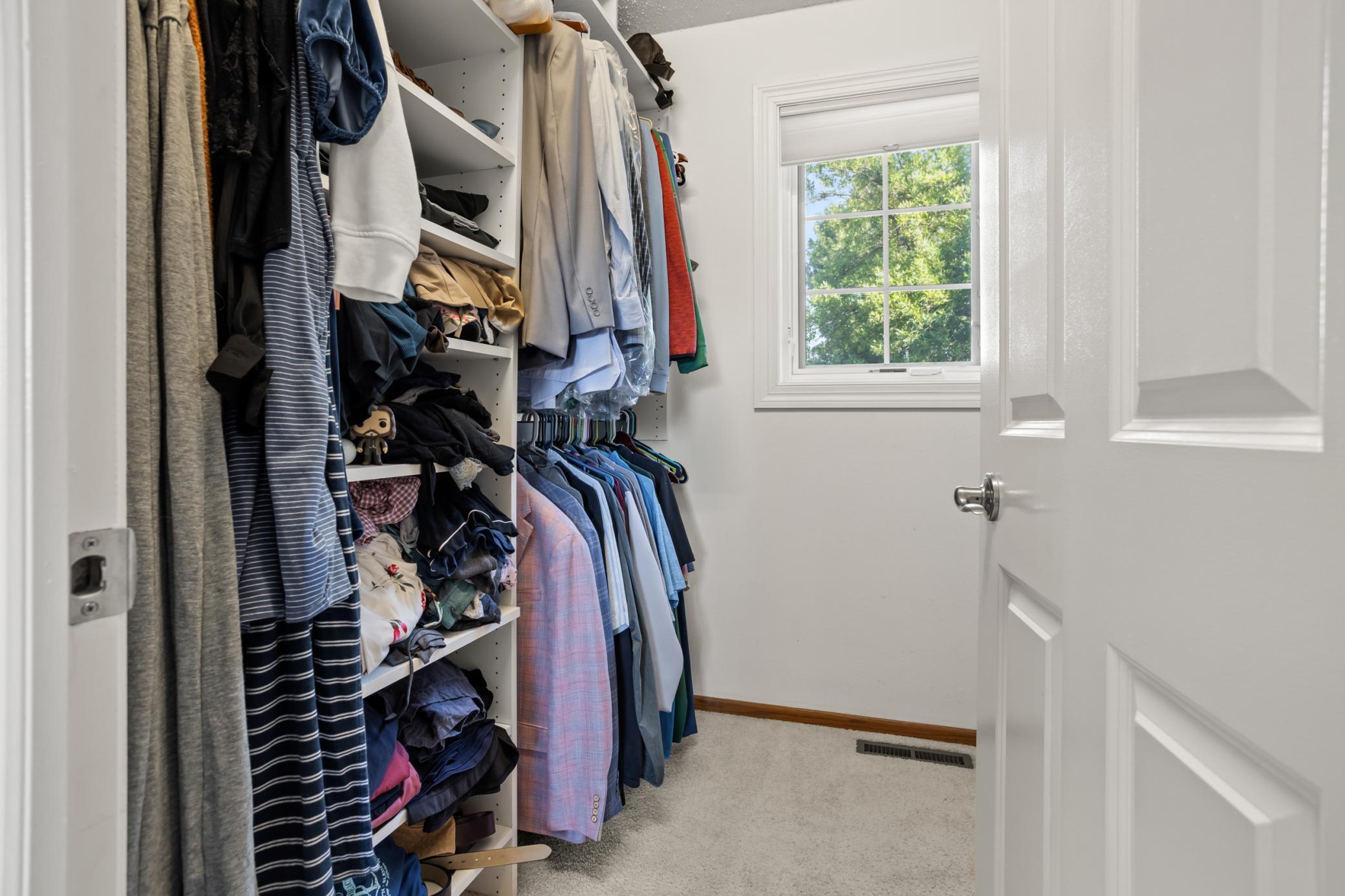 Primary closet
