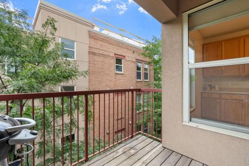 Enjoy your very own private balcony.