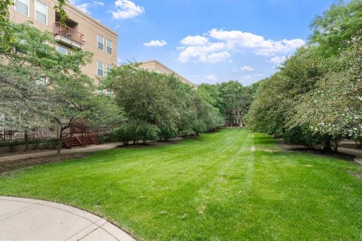 Plenty of green space nearby.