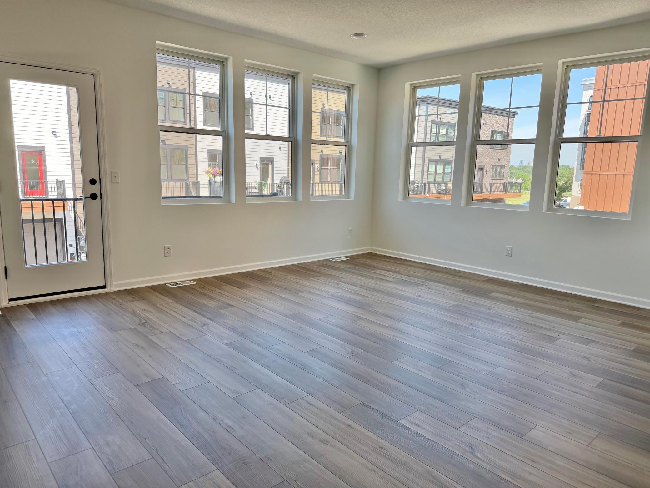 Light filled spacious living area and enjoy summer on your deck!