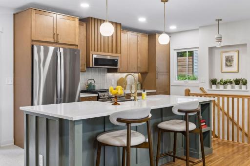 And a massive, new quartz island is sure to be the center of life in your new kitchen