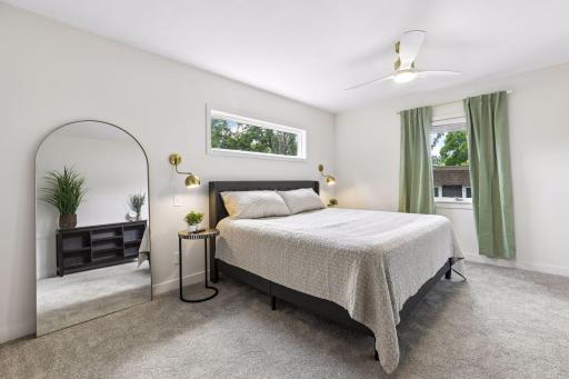 Enough of the living spaces, welcome to your spacious and well-appointed primary suite