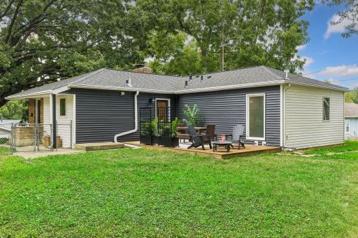 A newly refreshed outdoor space with a new 12x22 deck for entertaining, grilling, relaxing - your call