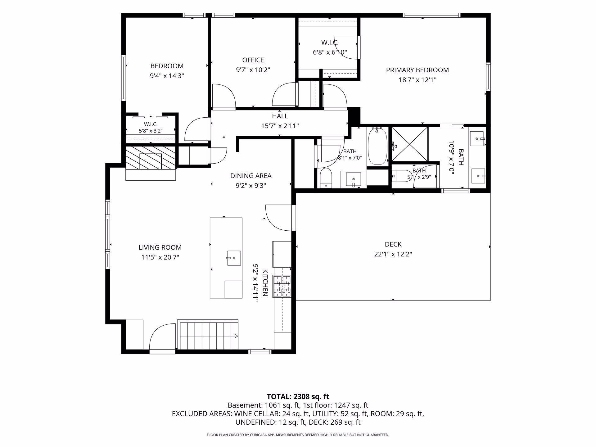 Main Level floorplan