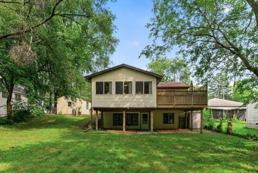 Under the four season porch offers a covered patio.