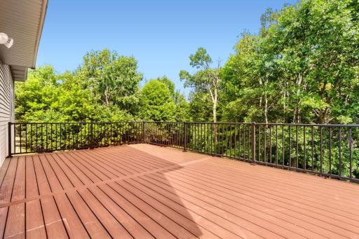 Huge New Maintenance Free Deck off the Kitchen