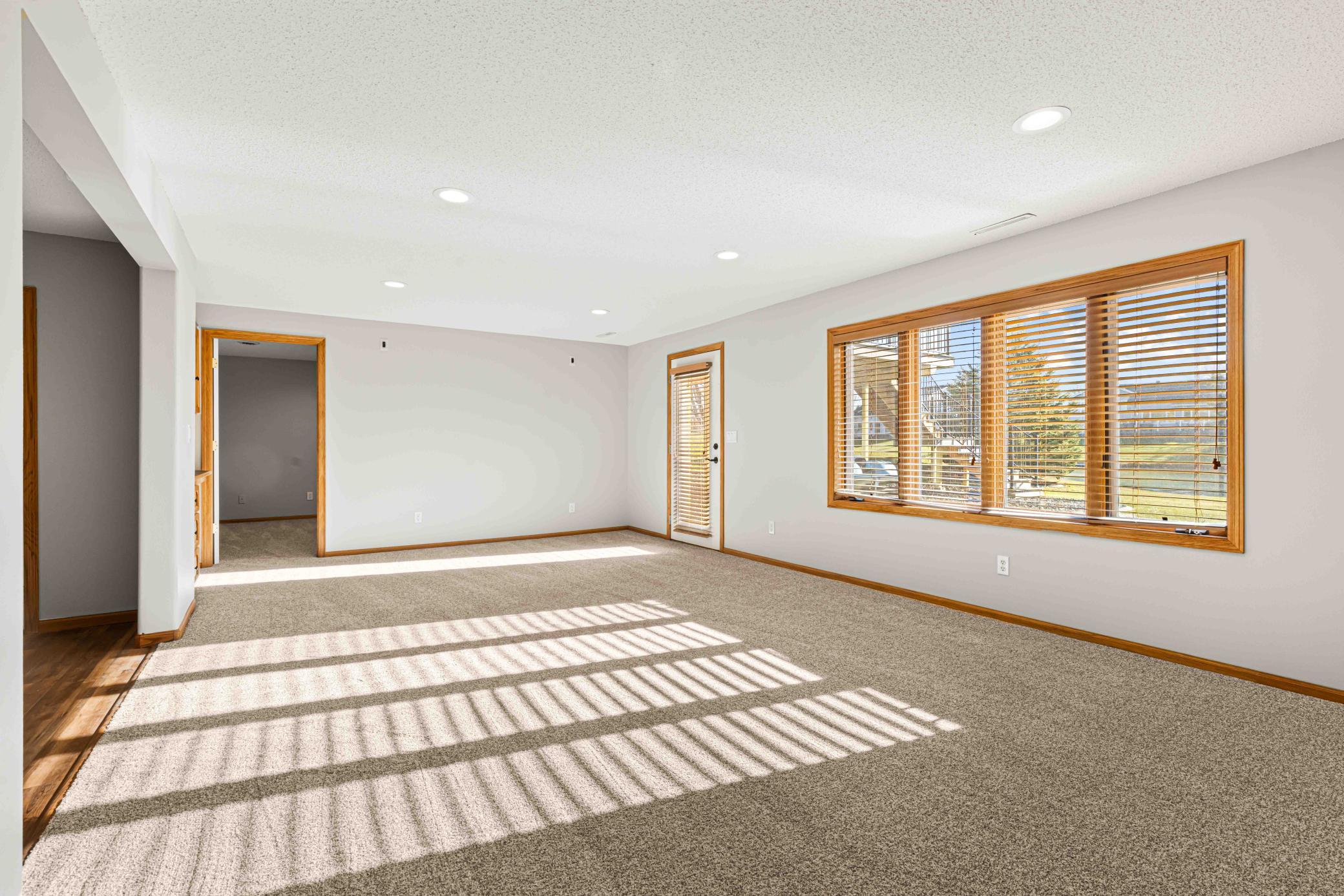 Basement Family Room - Pond Views!