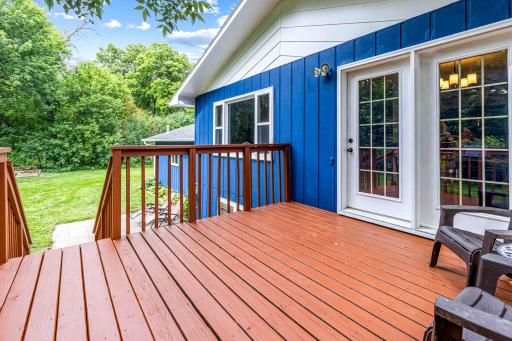 Freshly Stained Deck