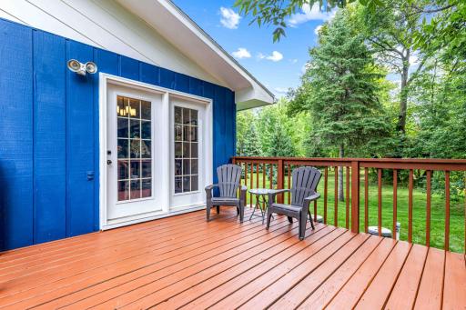 Freshly Stained Deck