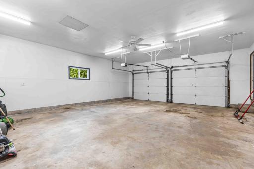 Finished & Heated Oversized 2-Stall Garage