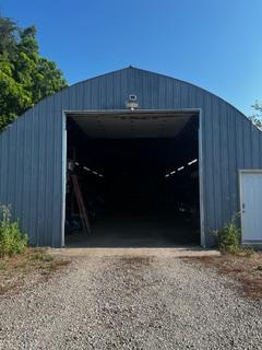 34x64 Quonset Shed, used as a garage