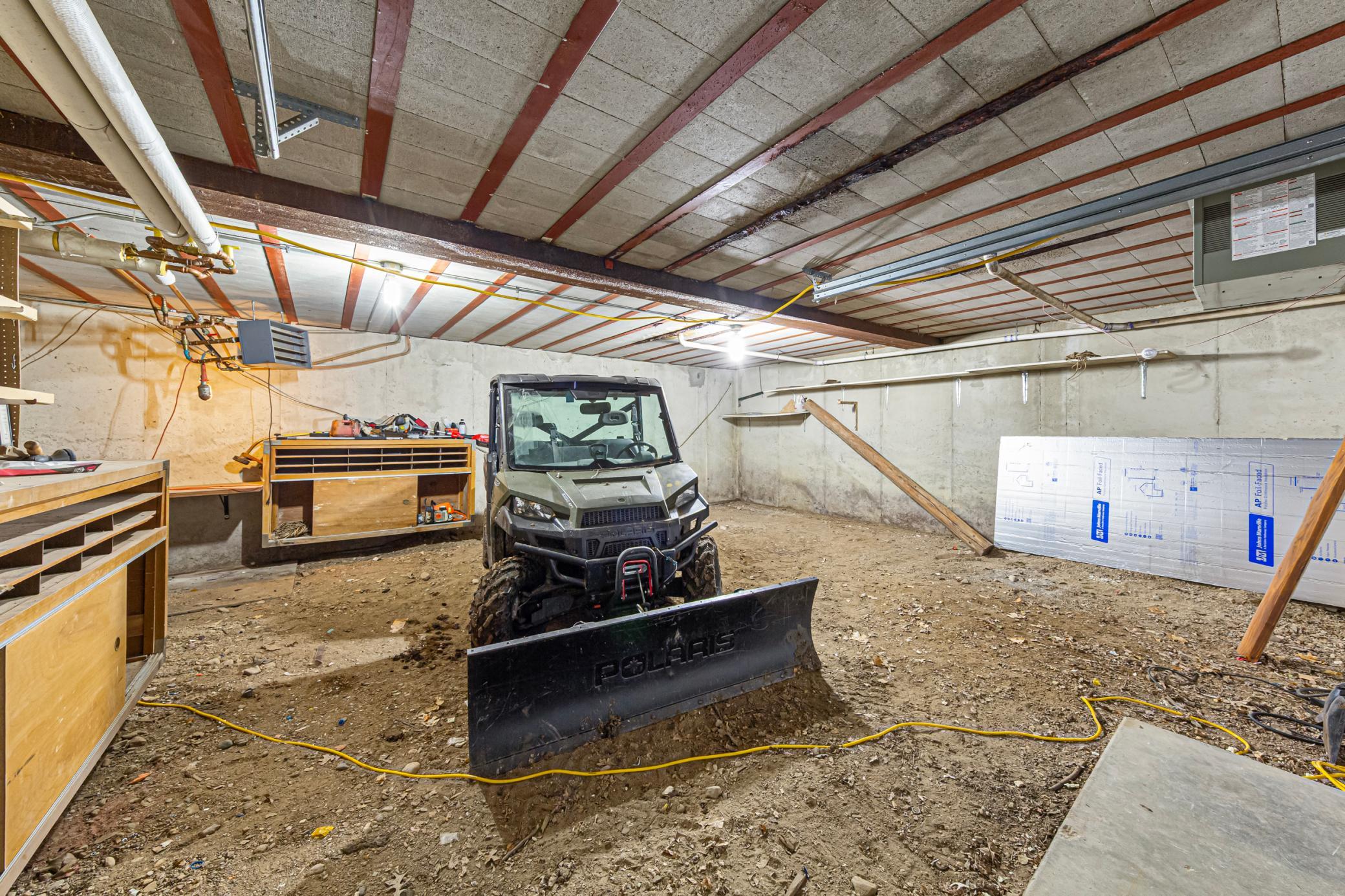 Tuck Under Garage Storage Area
