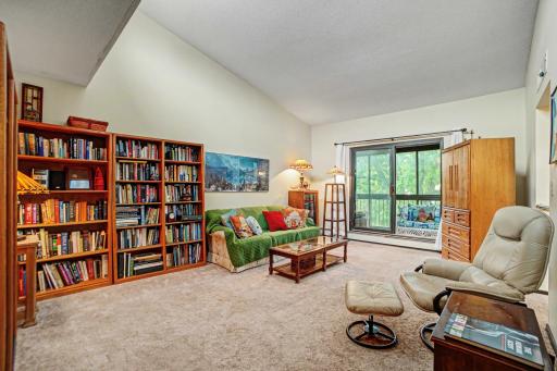 Tall ceilings enhance the living space