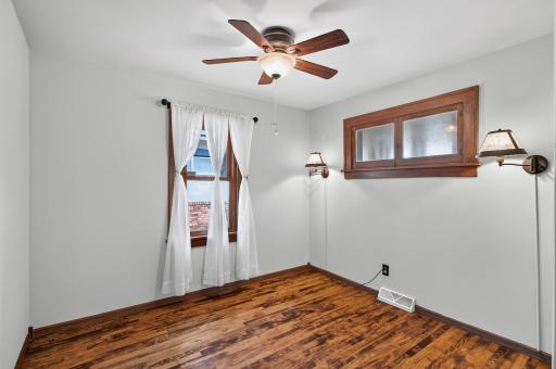 Bedroom #1 - don't you just love those accent windows!