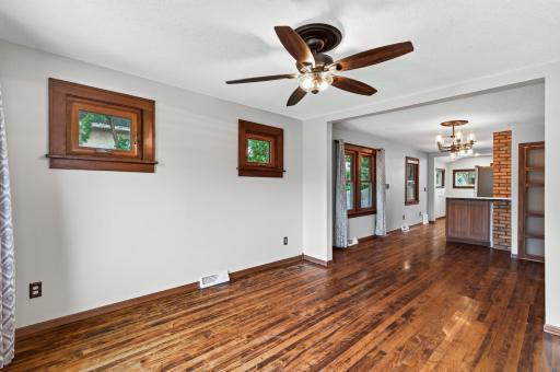 Just look at the original hardwoods - they are stunning!
