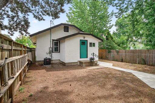 Backyard is fenced and very private.