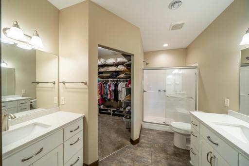 Primary Bathroom with walk in closet