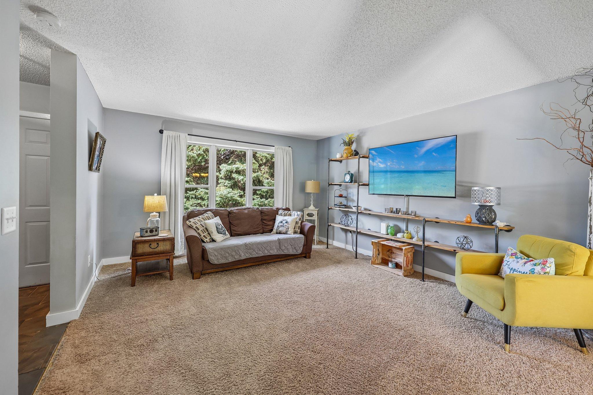 Another view of the living space.
