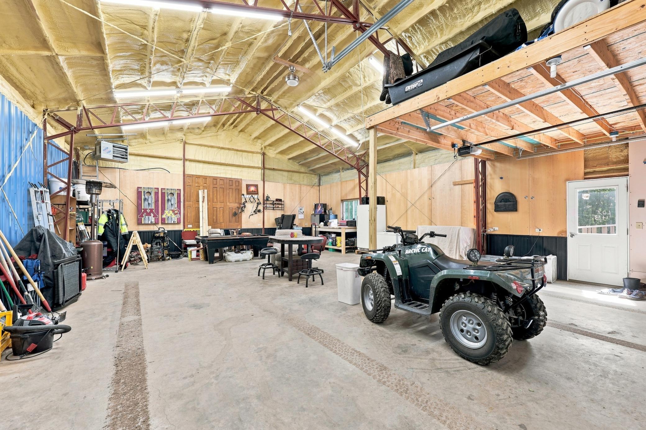 Attached garage