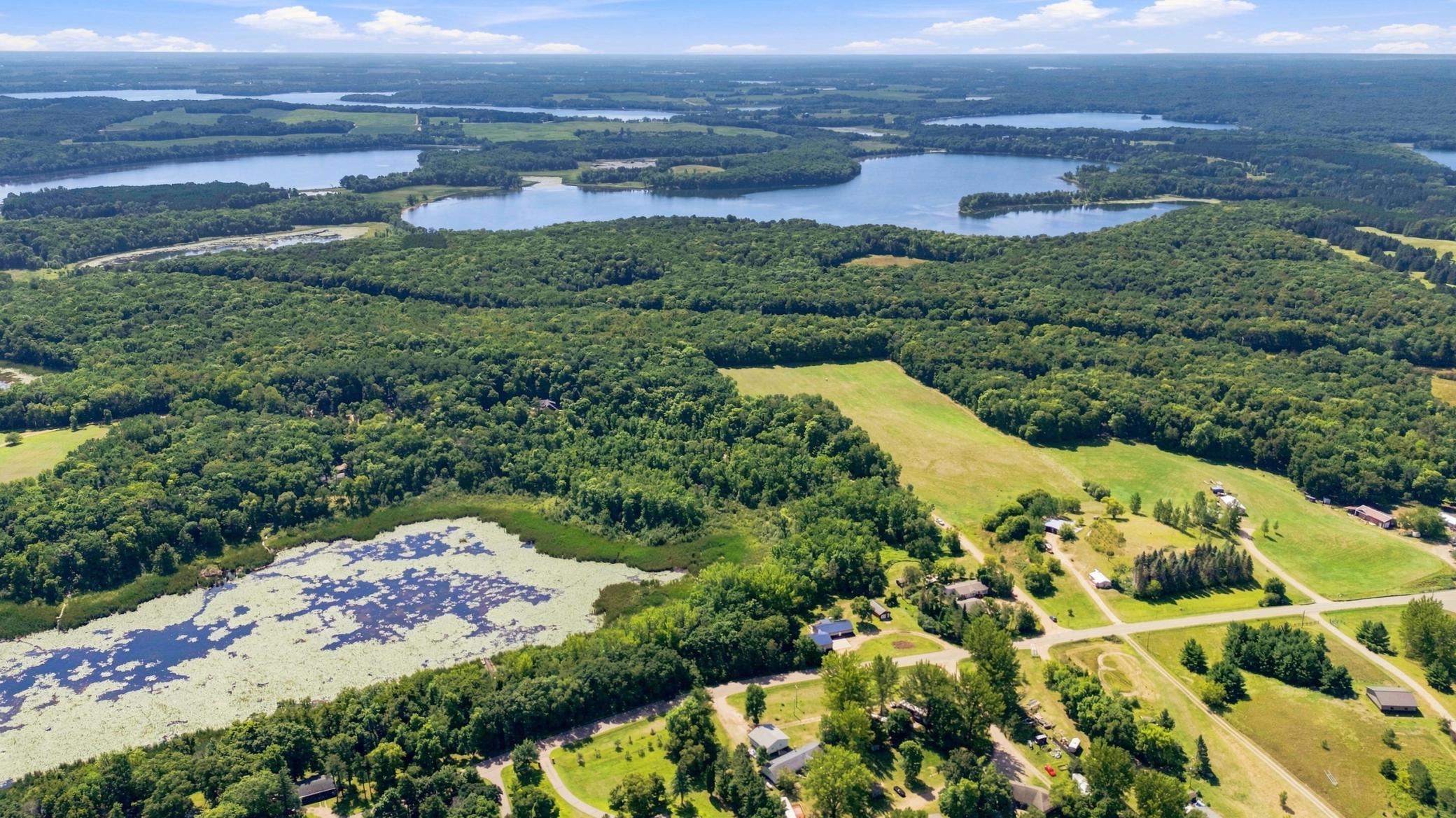 Aerial View of Property & Boot Lake