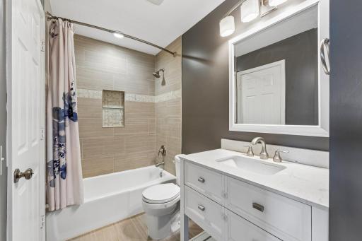 Upper level bathroom