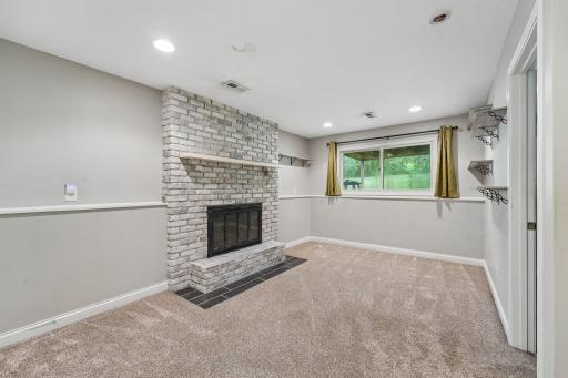 Lower level family room
