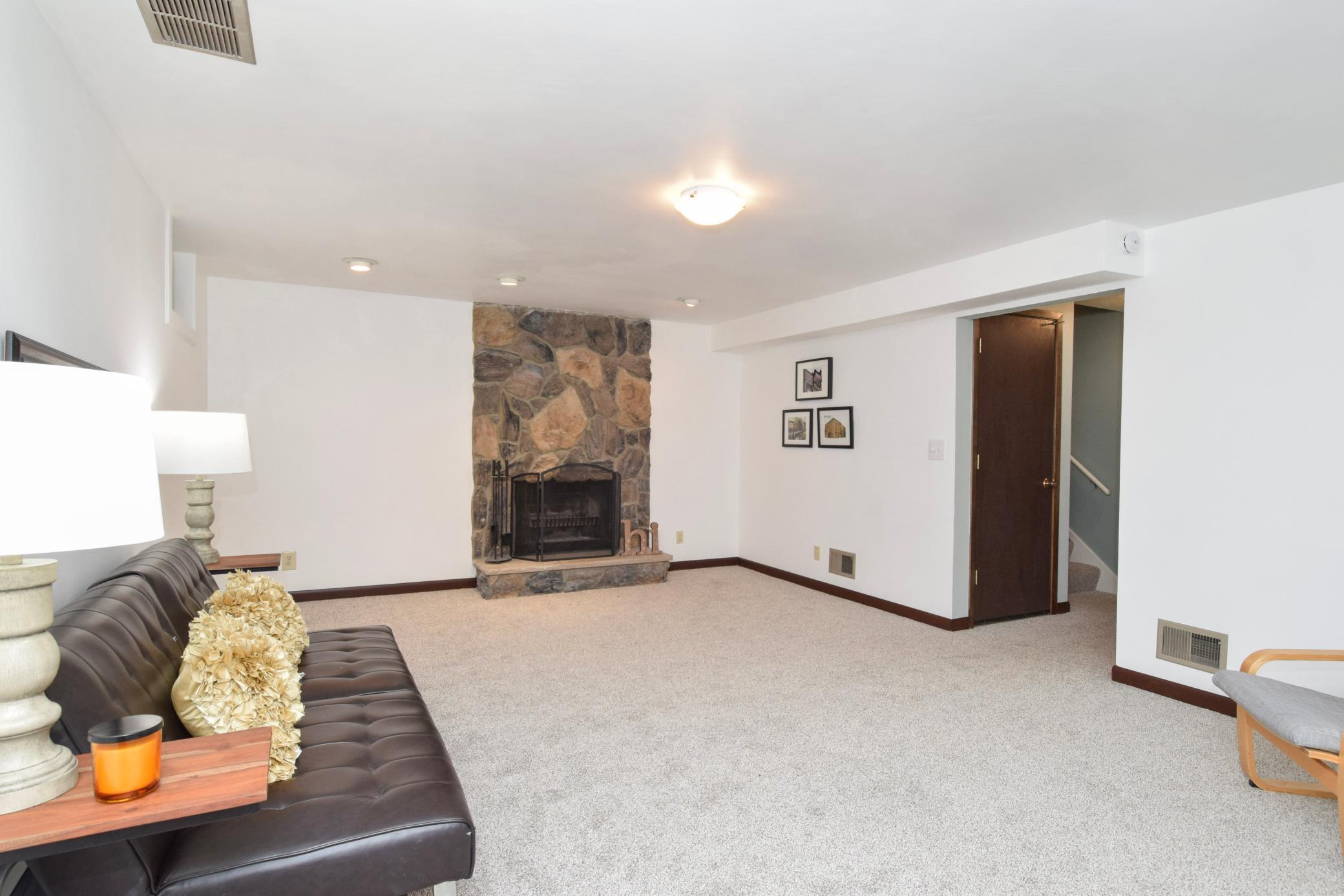 This room could be a 2nd bedroom with the addition of an egress window.