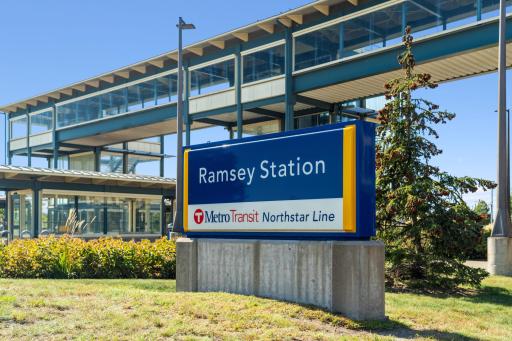 Ramsey Station makes for an easy low stress commute with regular bus service to downtown Minneapolis.
