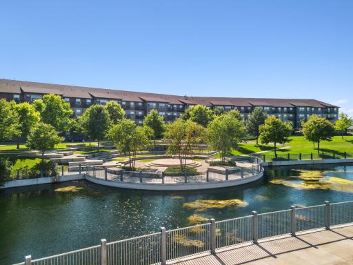 At Parkside, youâll find the best of outdoor living just steps from your front door is a beautiful view of Draw Park, featuring a waterfall, an amphitheater for summer concerts, and mile-long paved trail for a quick jog or evening stroll.