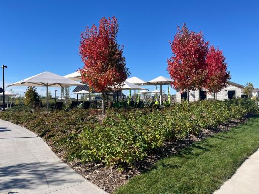 The Waterfront Park has beautiful gardens and and meticulously groomed grounds.