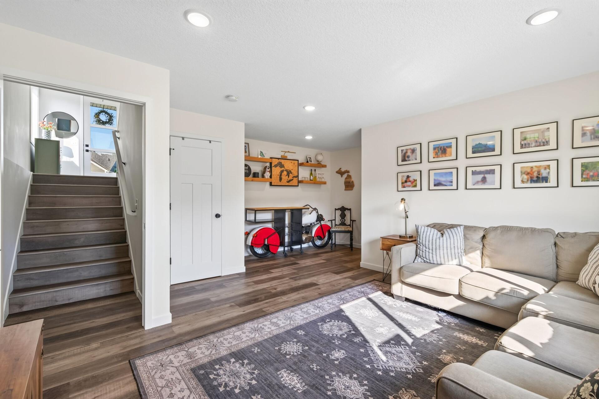 Lower level has already been tastefully finished for you!