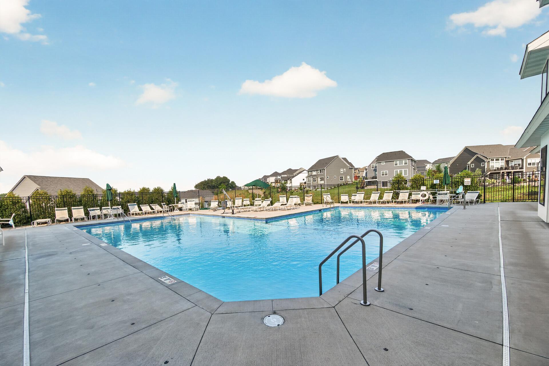 Heated neighborhood pool
