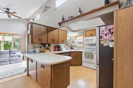 Kitchen with ample storage and counter space