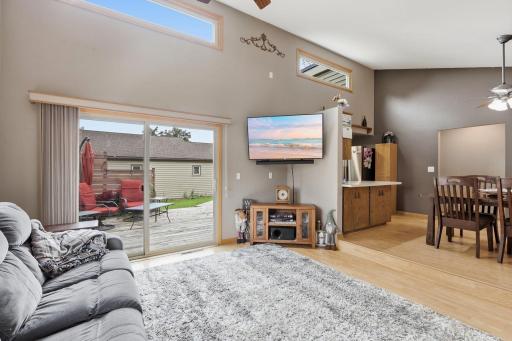 Large open living room