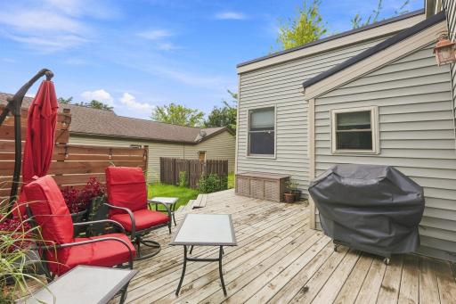 Relax on the deck!